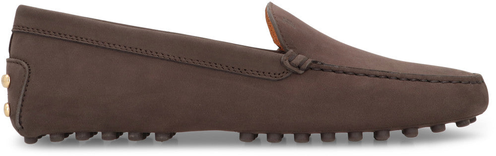 Brown Solid Loafers 2