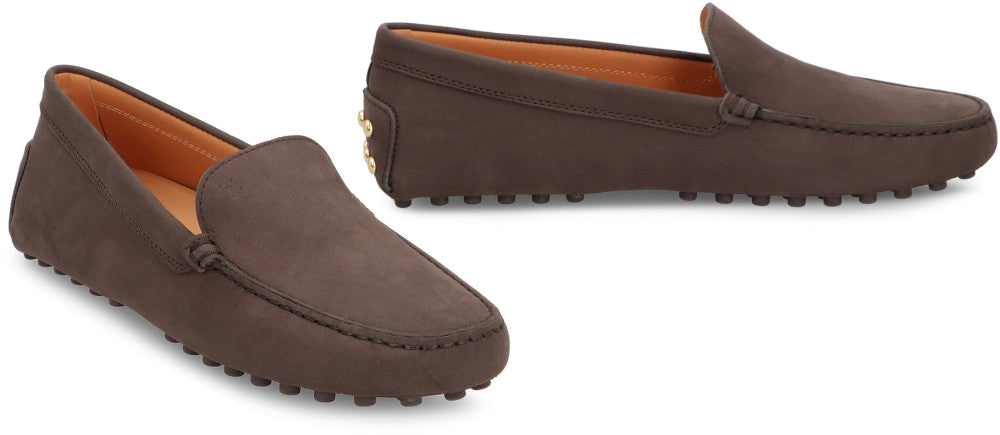 Brown Solid Loafers 3