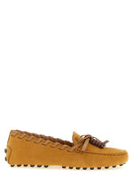 Beige Solid Loafers 1