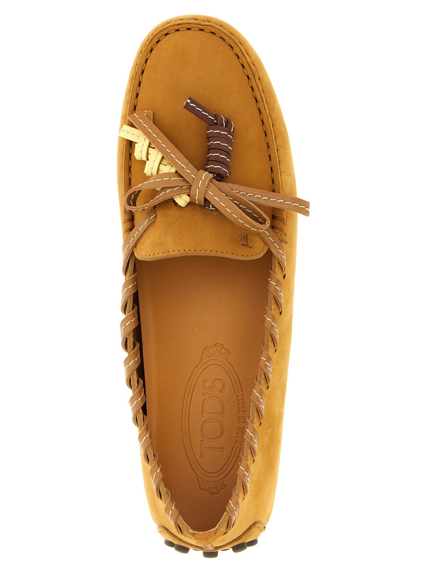Beige Solid Loafers 4