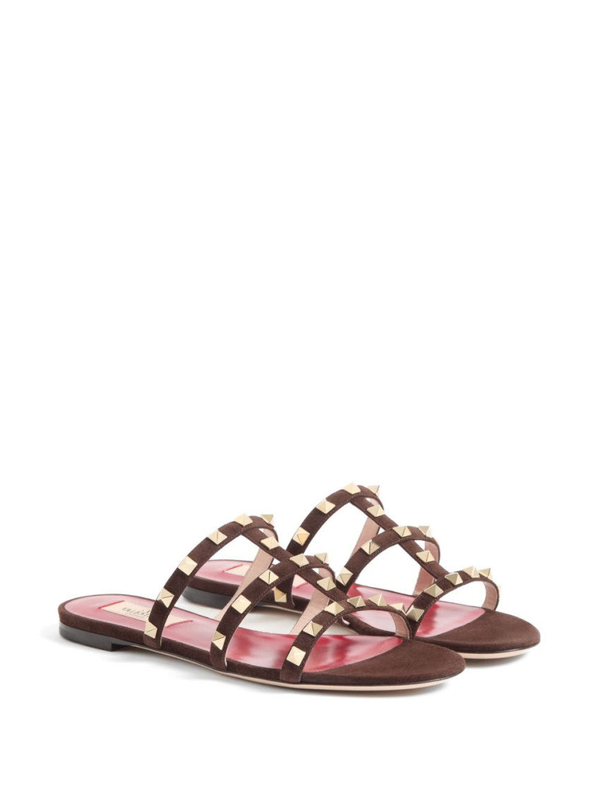 Brown Rockstud Flats 2