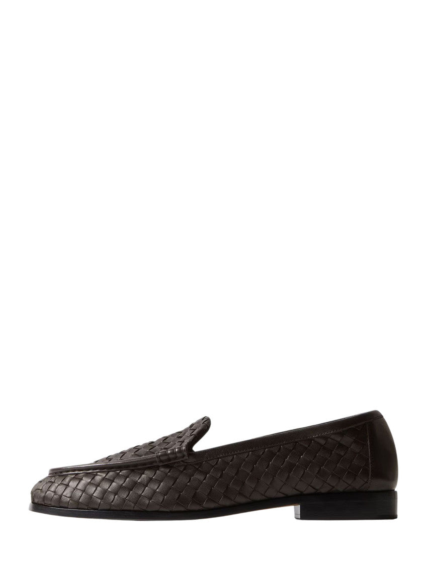 Light Brown Round Toe Loafers 2