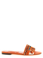 Orange Logo Flats 1