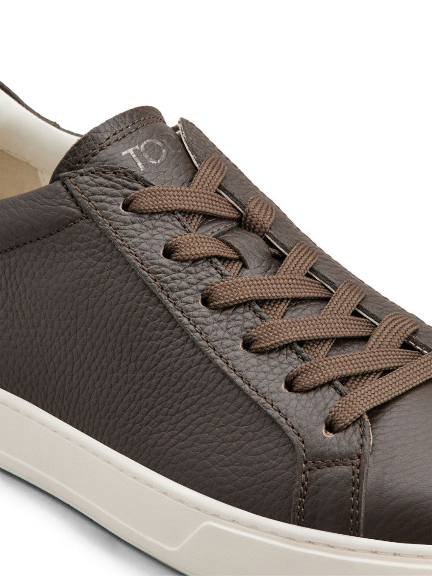 Brown Leather Sneakers 3