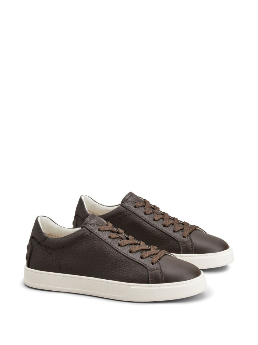Brown Leather Sneakers 4