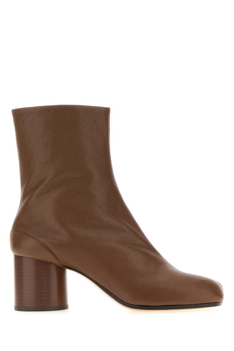 Brown Leather Ankle Boots 1