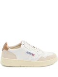 White Medalist Logo Sneakers 1