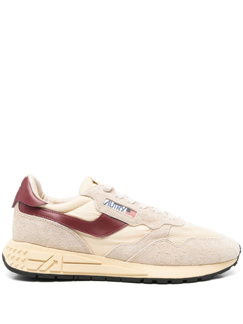 Maroon Logo Sneakers 1