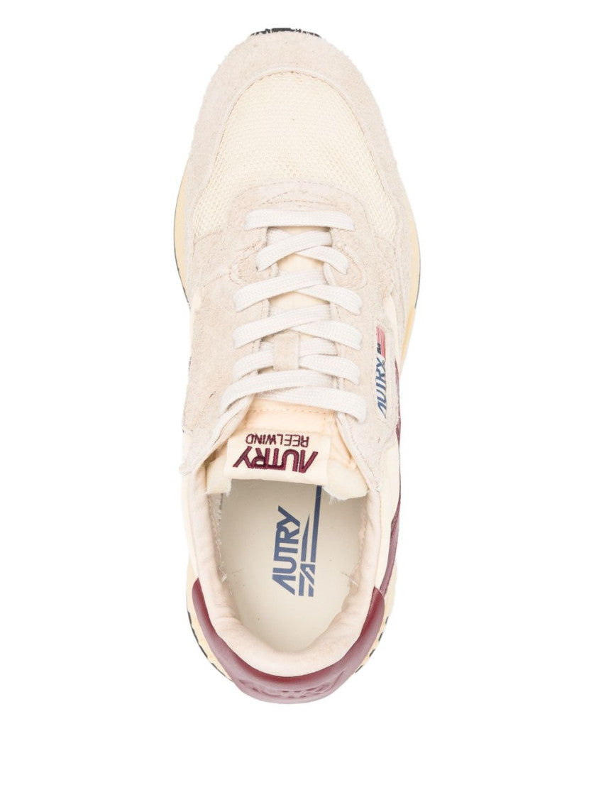Maroon Logo Sneakers 2