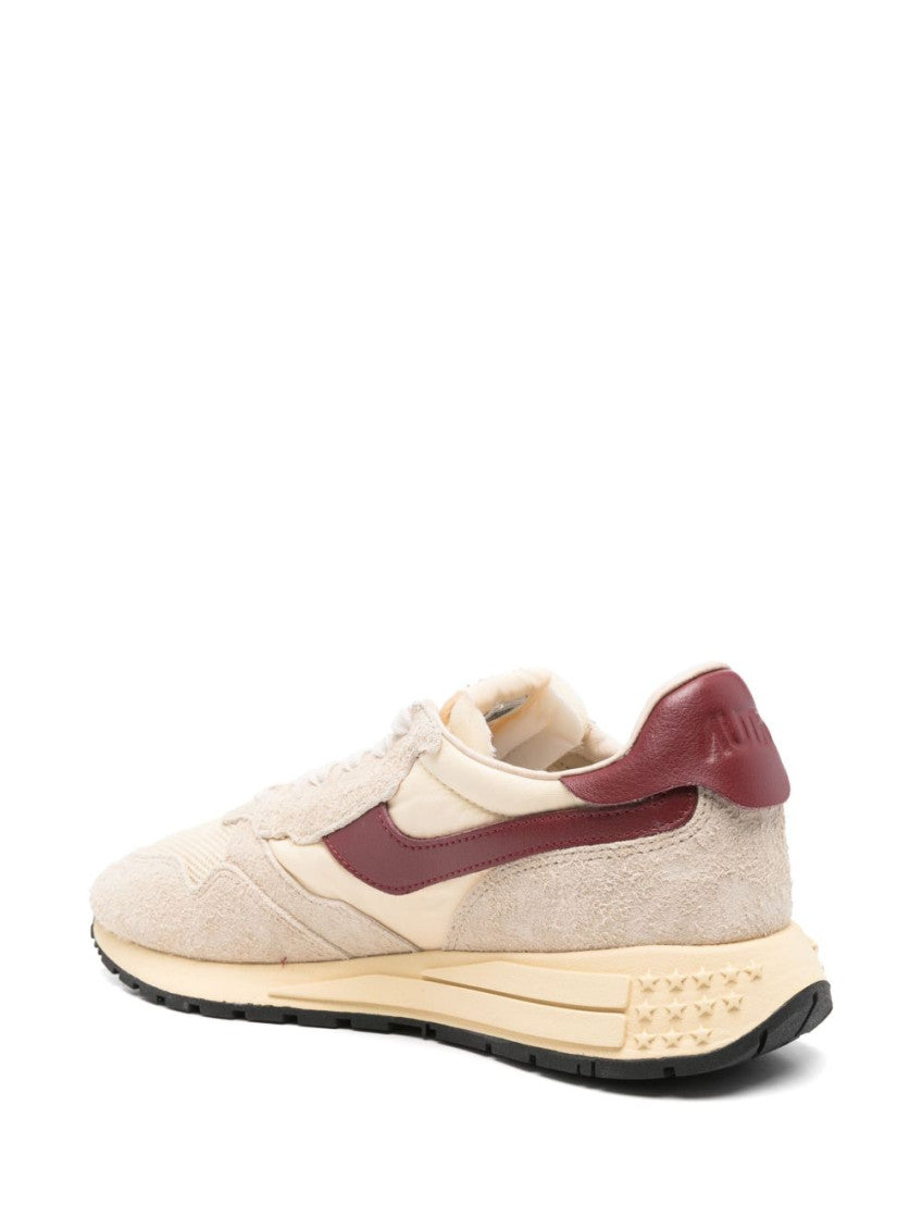Maroon Logo Sneakers 4