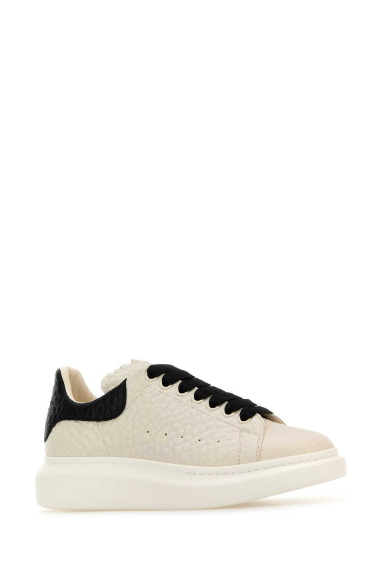 Off White Leather Sneakers 2