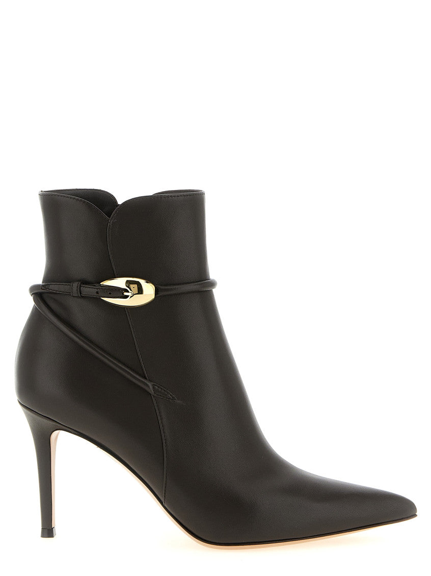 Brown Leather Ankle Boots 1