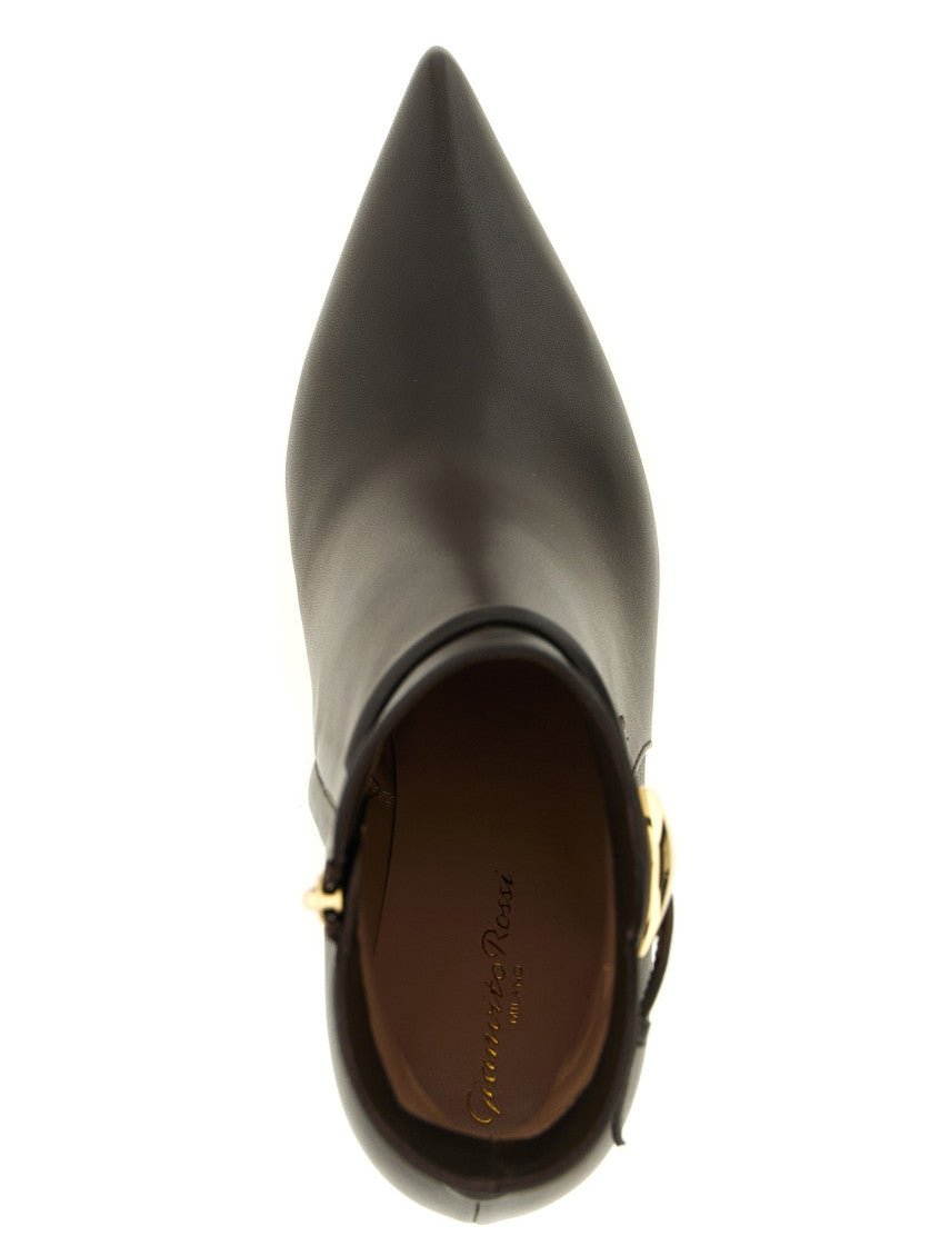 Brown Leather Ankle Boots 4