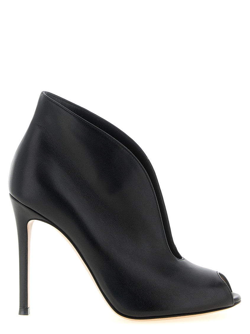 Black Leather Ankle Boots 1