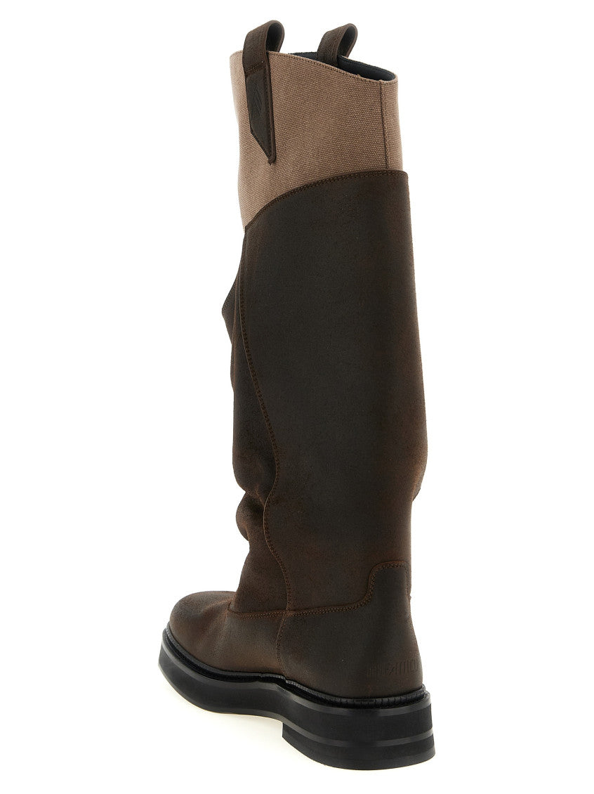 Brown Robin Leather Boots 3