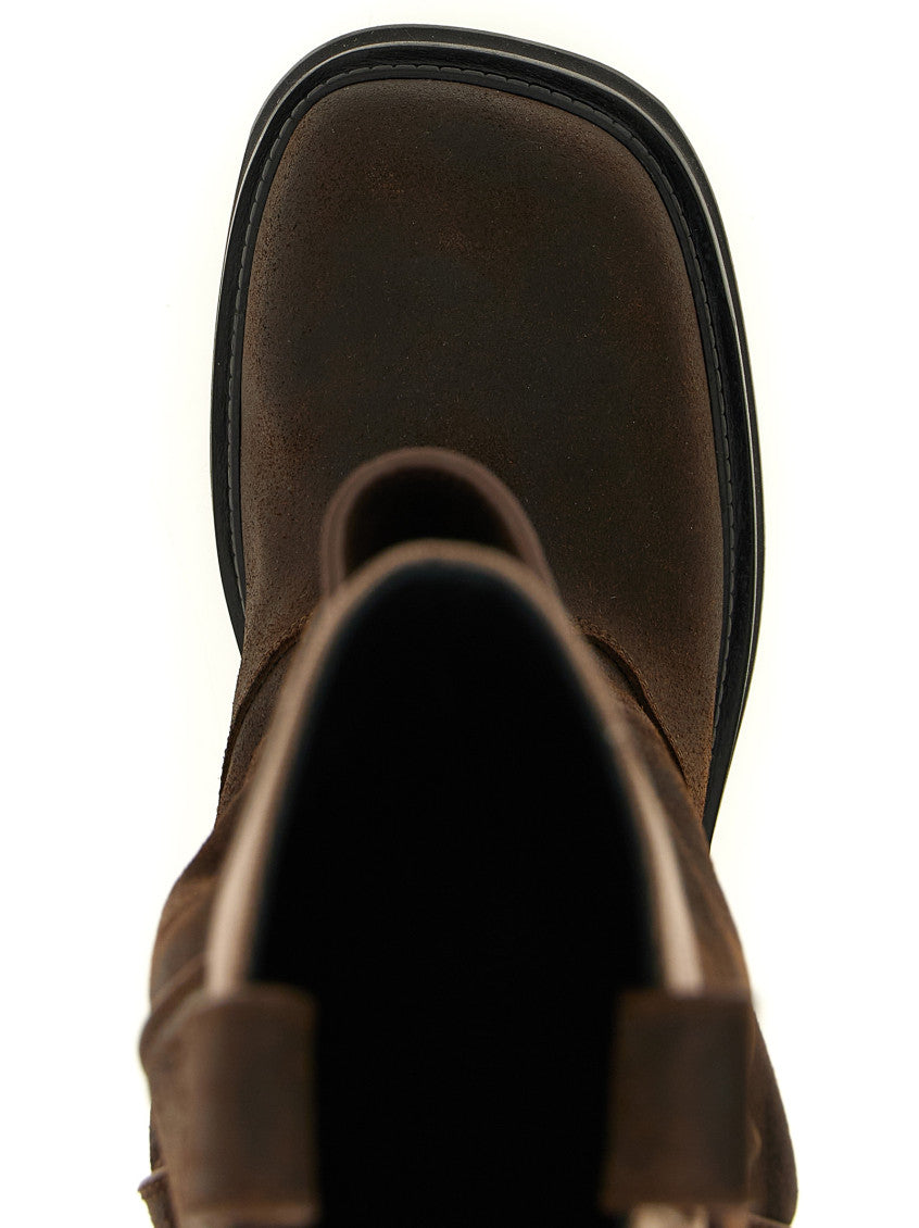 Brown Robin Leather Boots 4