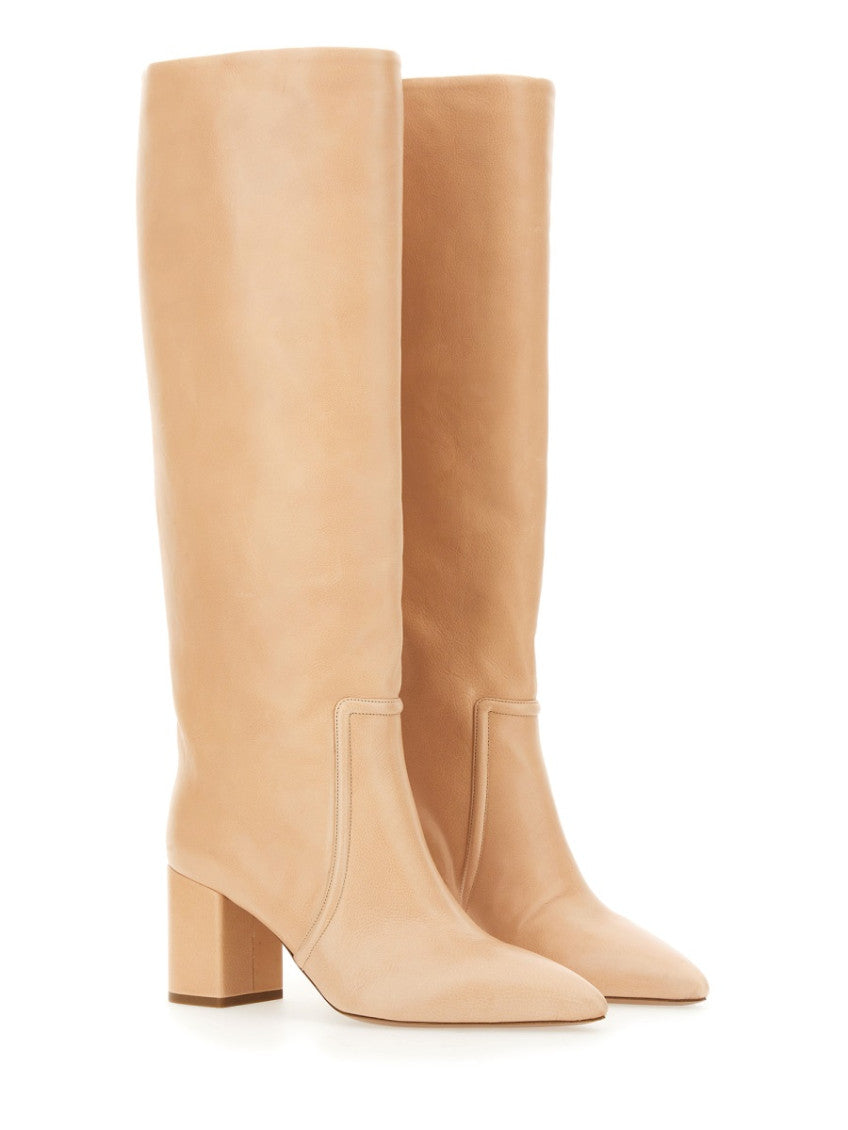 Beige Knee-High Boots 2
