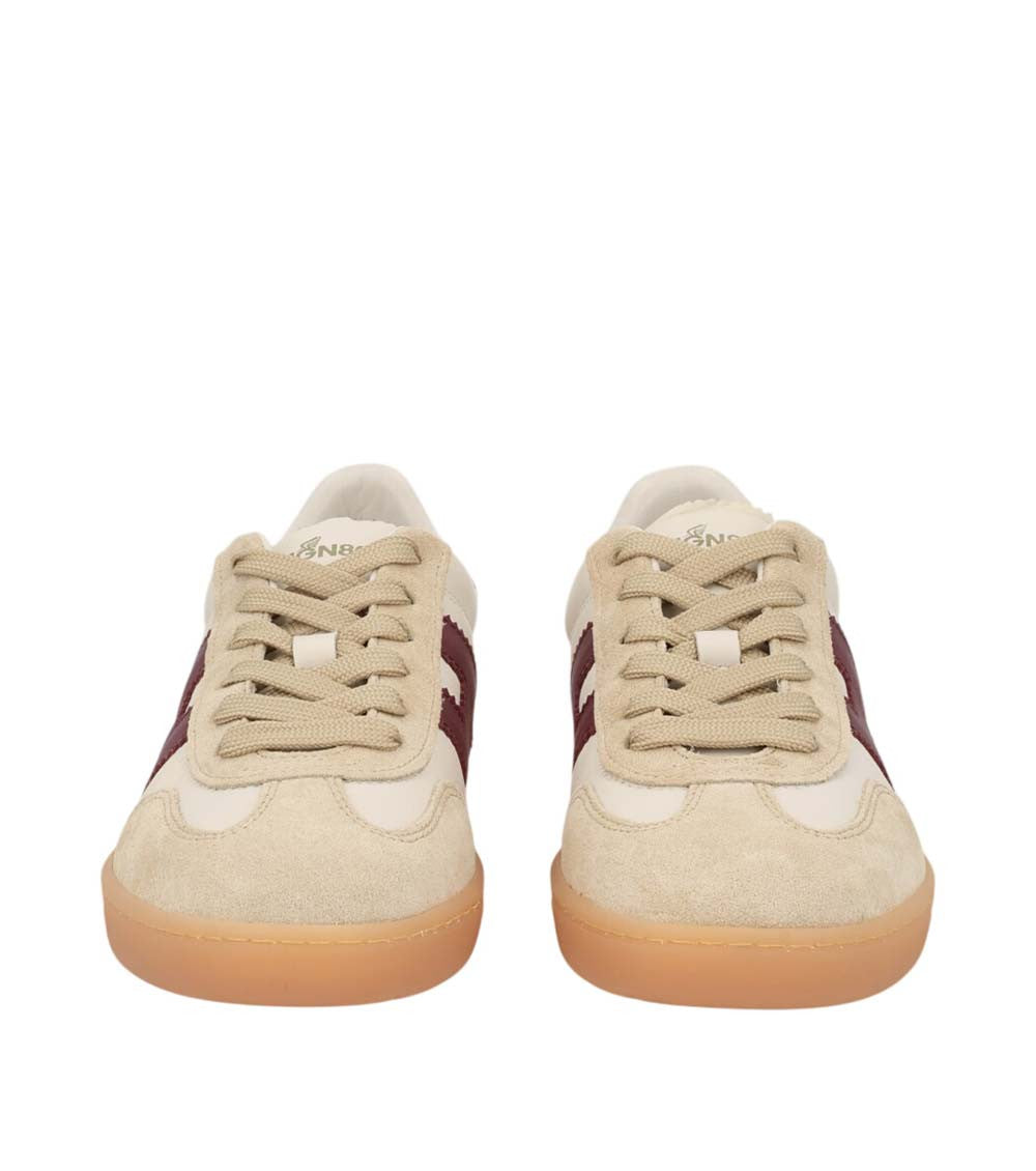 White Color Block Sneakers 3