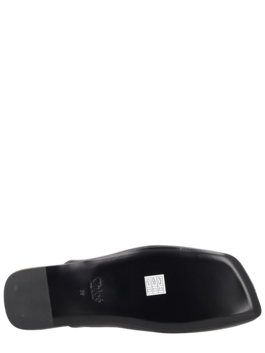 Black Studded Mules 6