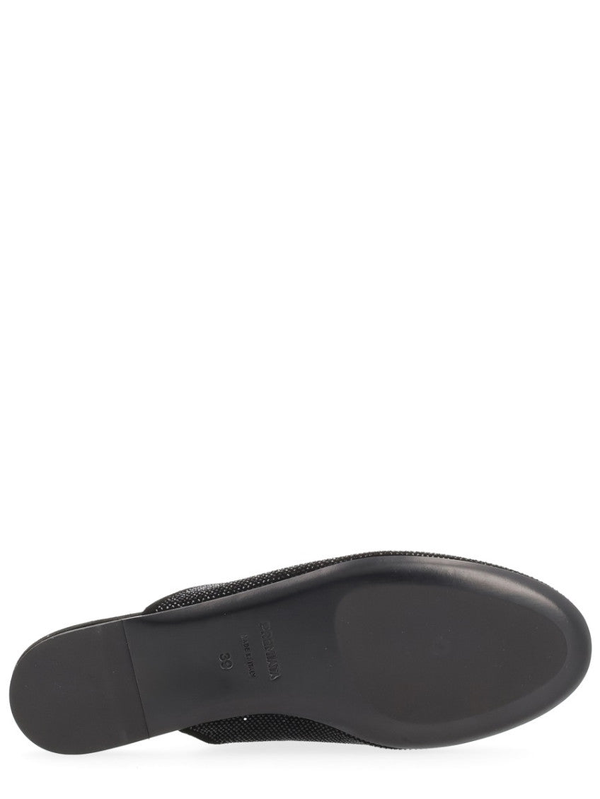 Black Slip-on Mules 6