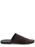 Brown Slip-on Mules 1