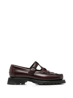 Red Leather Loafers 1