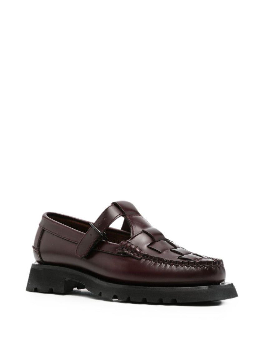 Red Leather Loafers 2
