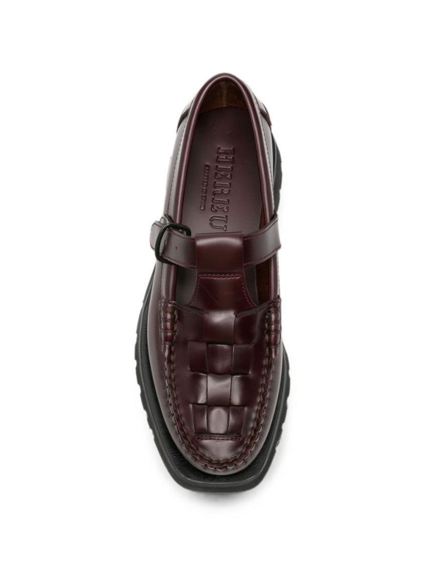 Red Leather Loafers 3