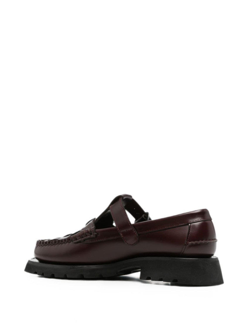 Red Leather Loafers 4