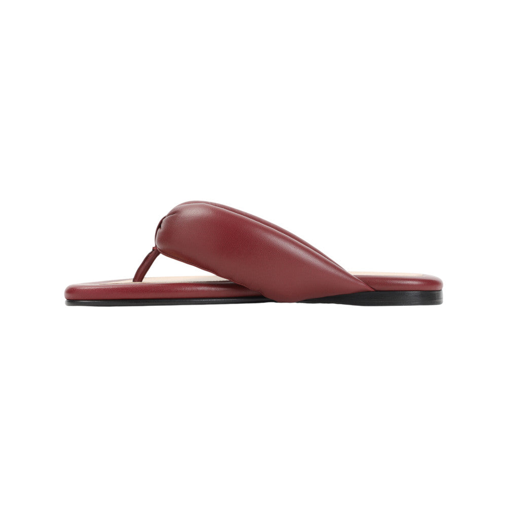 Maroon Open Toe Sandal 2