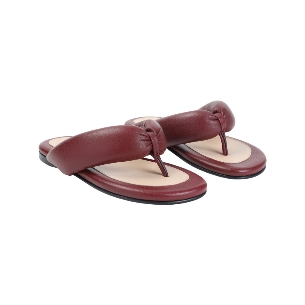 Maroon Open Toe Sandal 3