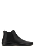 Black Leather Ankle Boots 1
