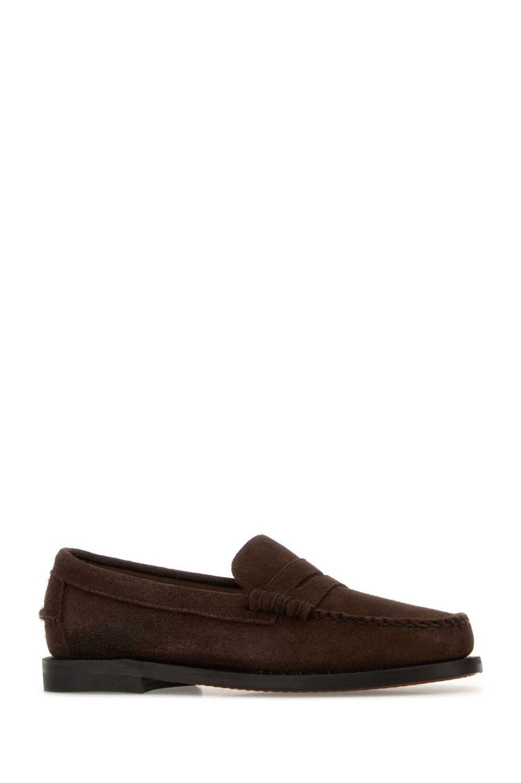 Dark Brown Suede Loafers 2