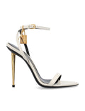 Off White Ankle Strap Heels 1