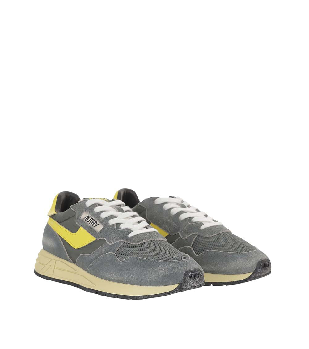Grey Color Block Sneakers 2