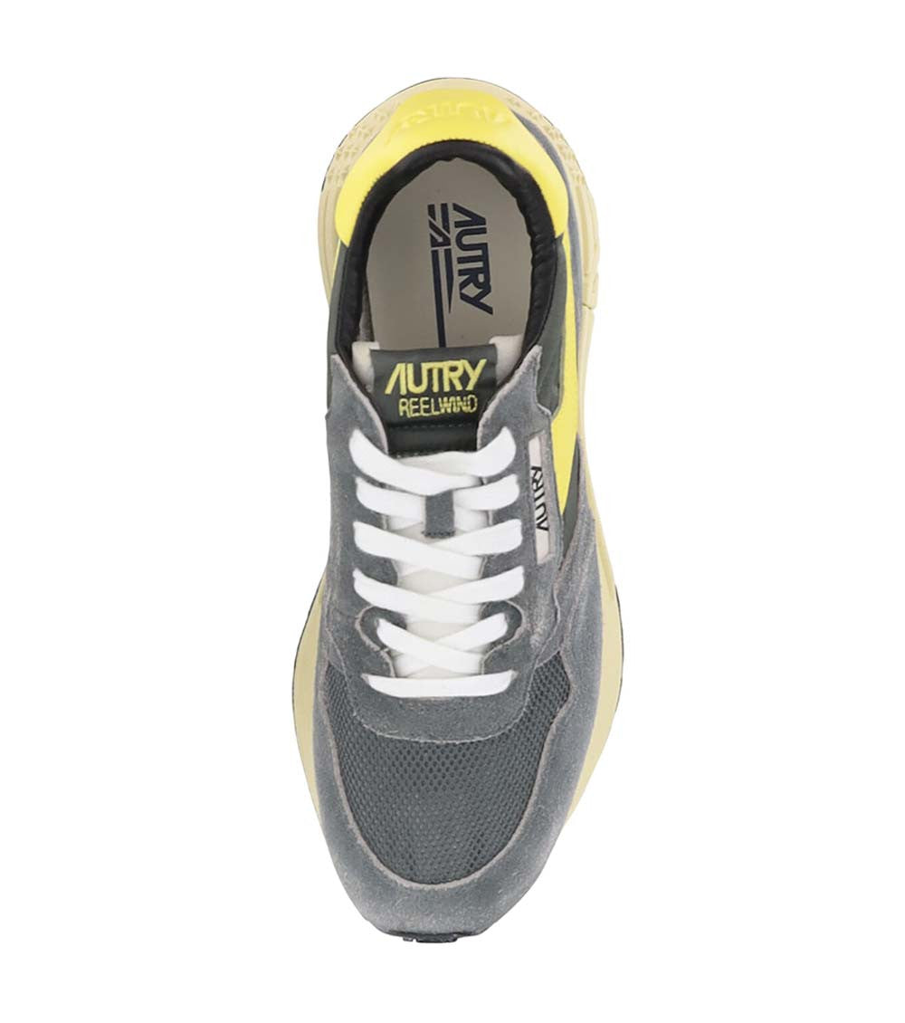 Grey Color Block Sneakers 3