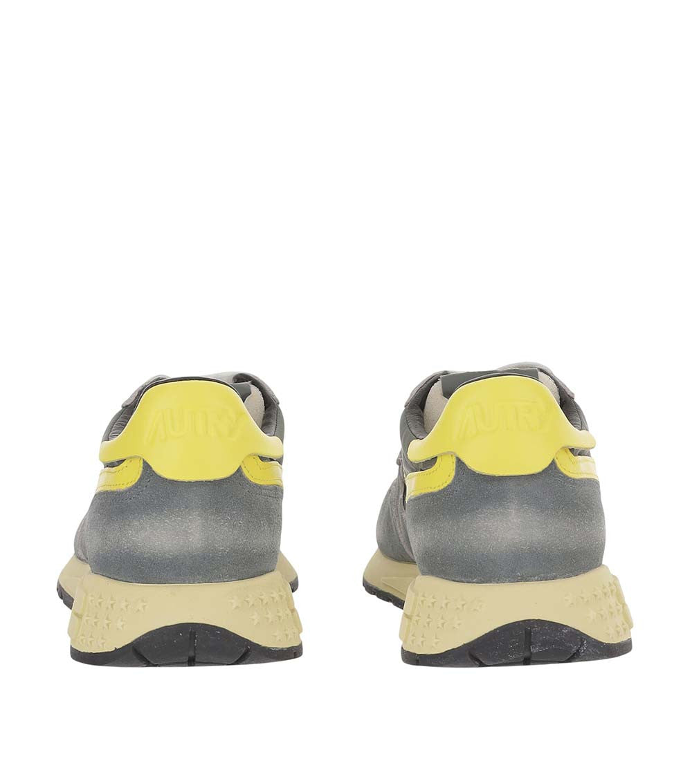 Grey Color Block Sneakers 4