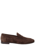 Brown Suede Loafers 1