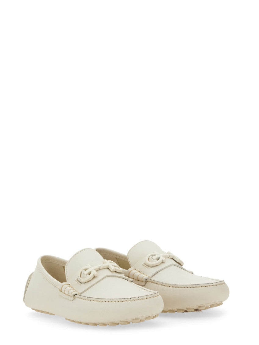 White Leather Loafers 2