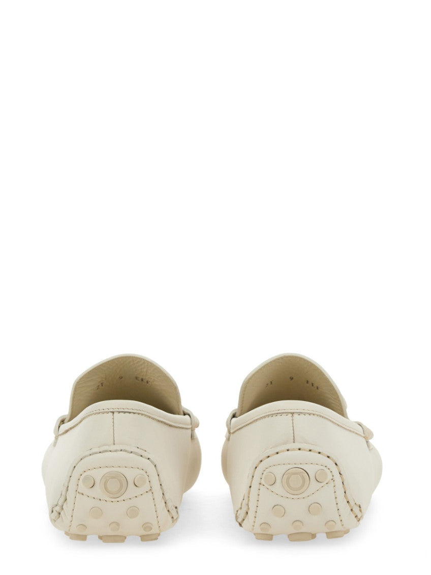 White Leather Loafers 3
