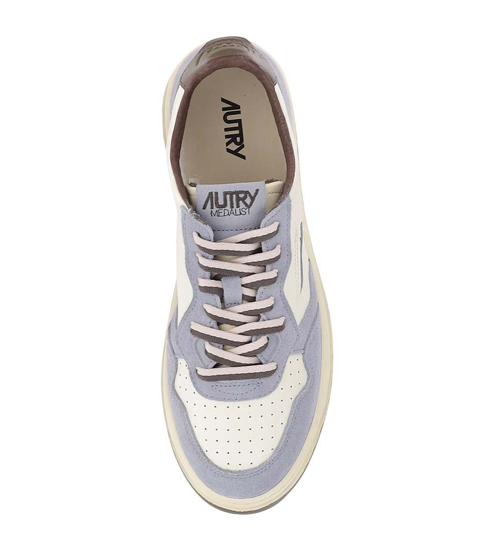 Blue Lace Up Sneakers 3