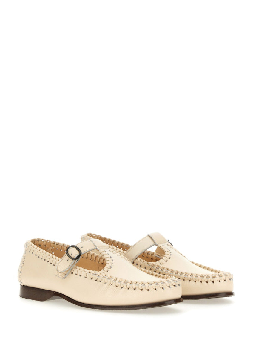 White Leather Loafers 2