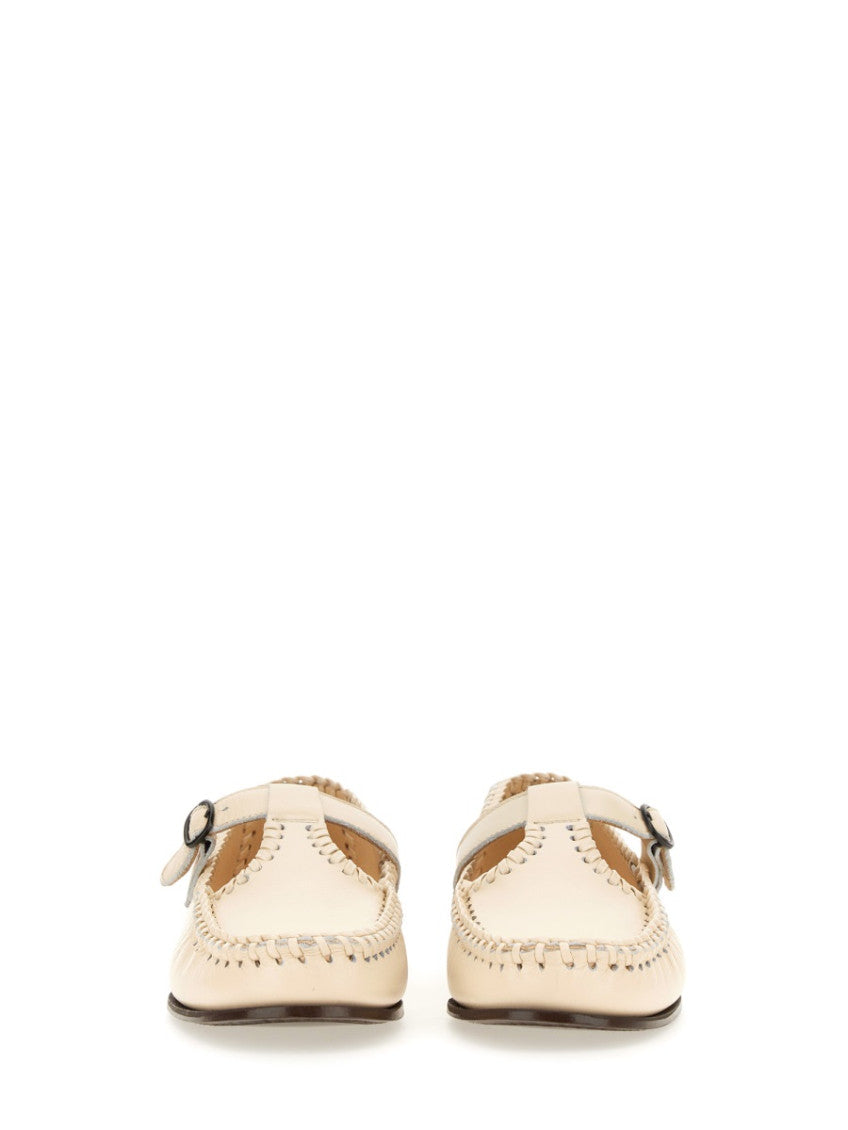 White Leather Loafers 4