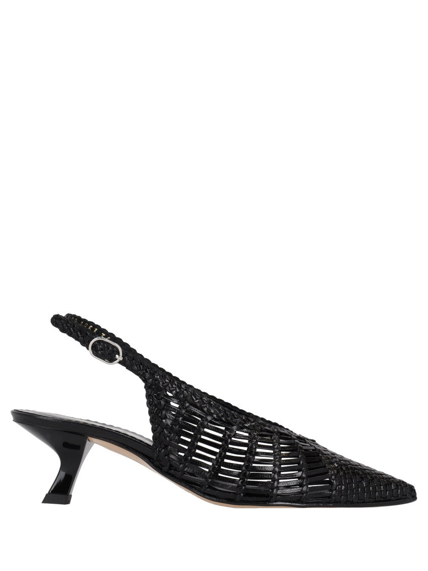Black Braided Pumps 1