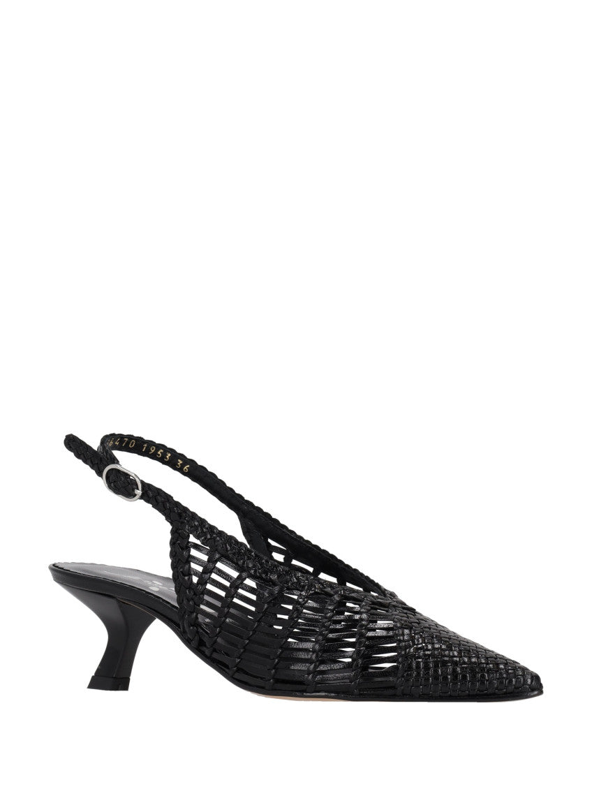 Black Braided Pumps 2