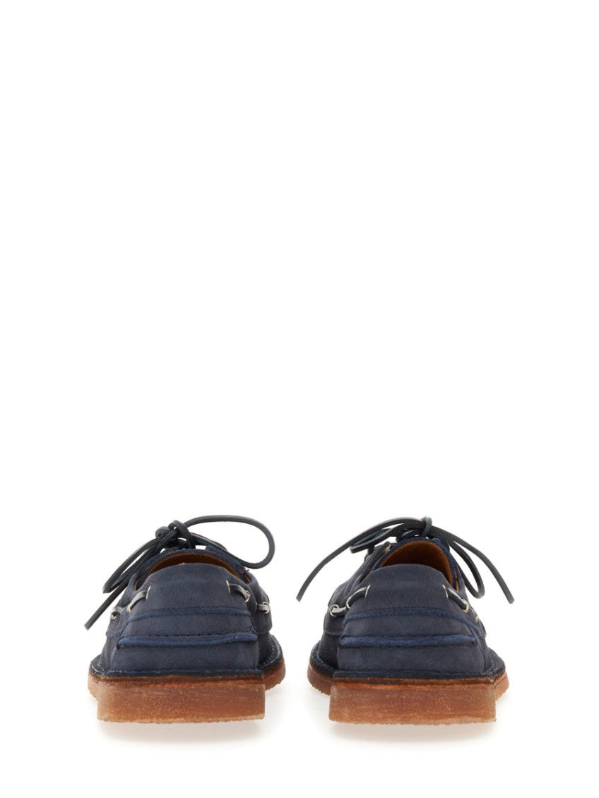 Blue Lace Up Loafers 3