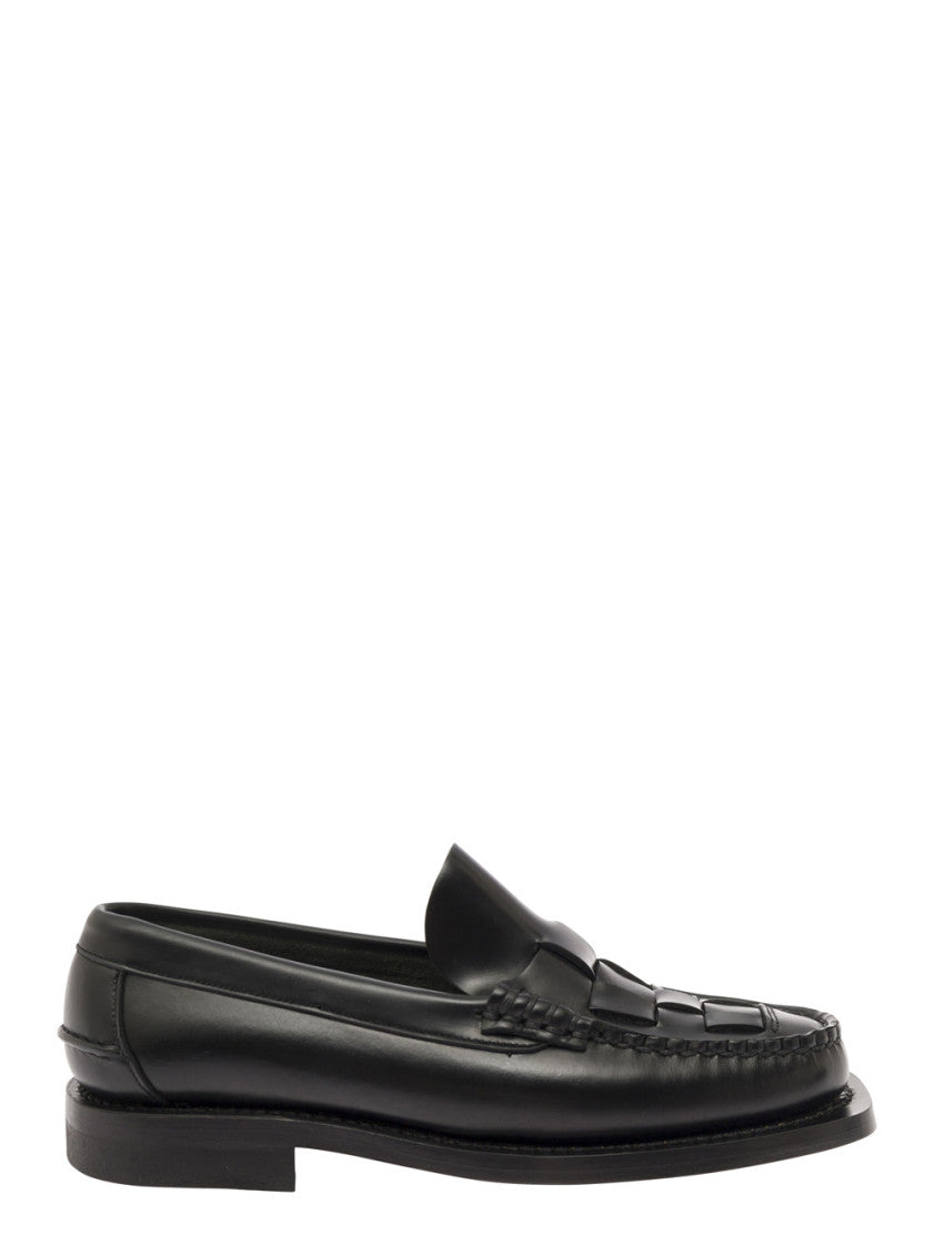 Black Leather Loafers 1