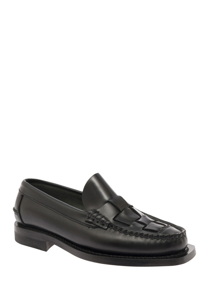 Black Leather Loafers 2