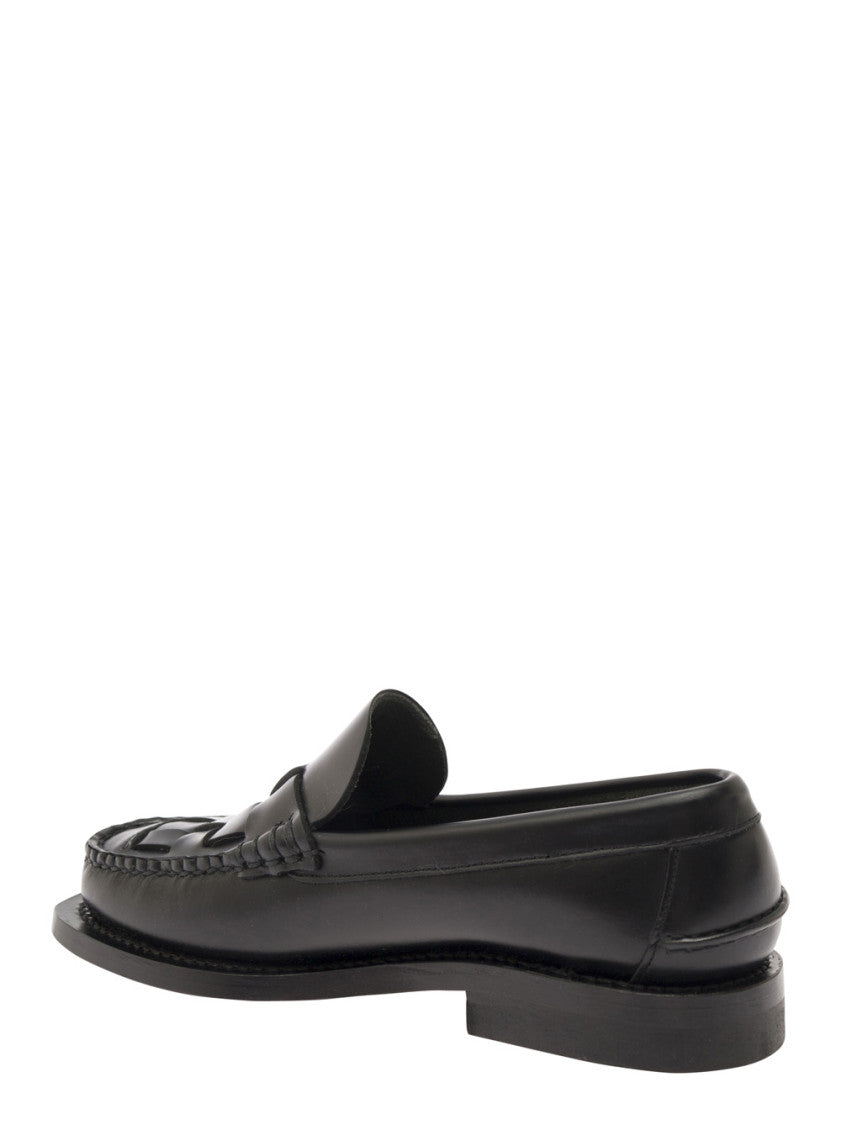 Black Leather Loafers 3