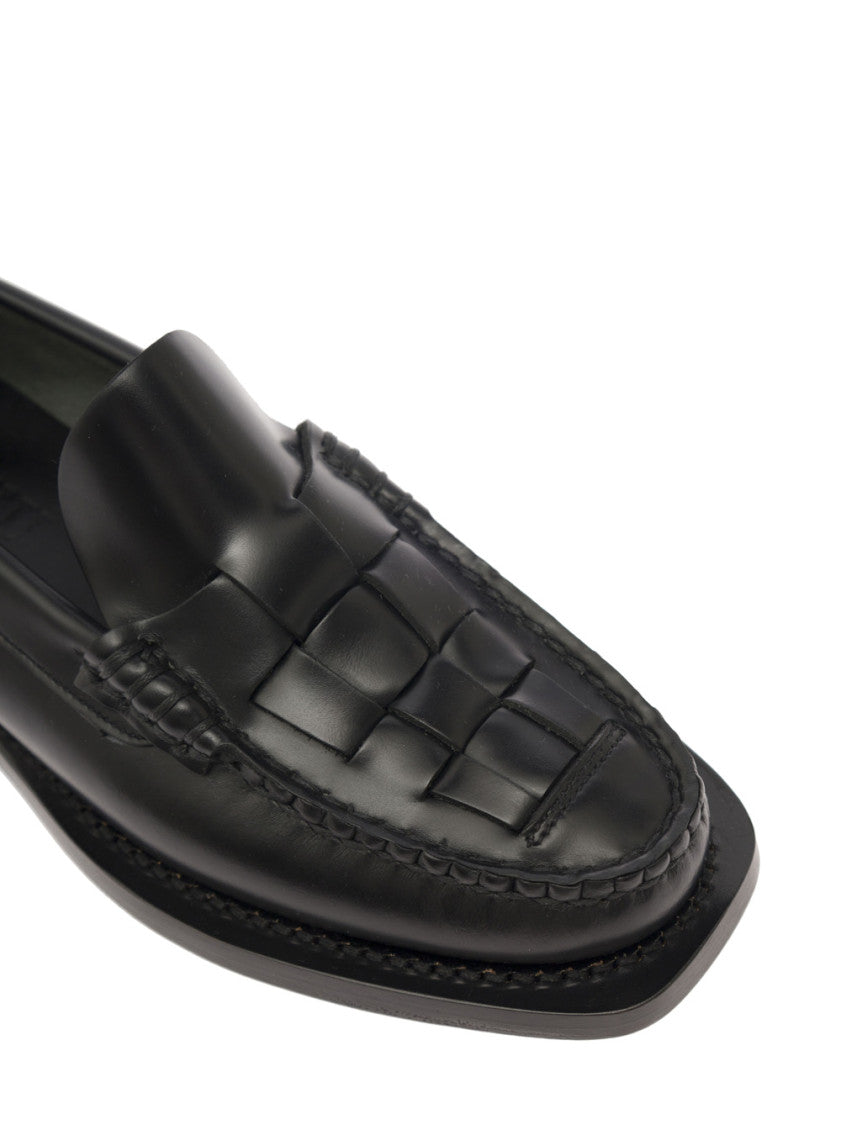 Black Leather Loafers 4
